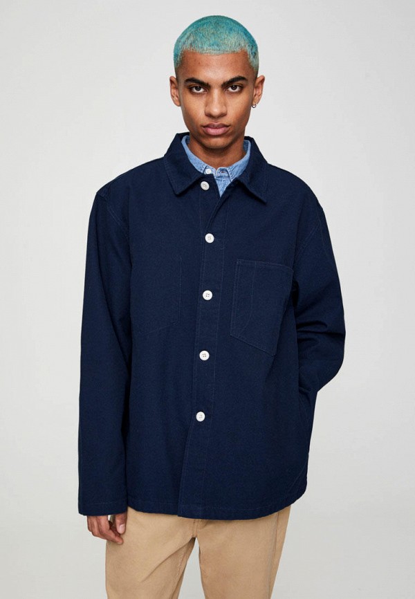 

Рубашка Pull&Bear, Синий
