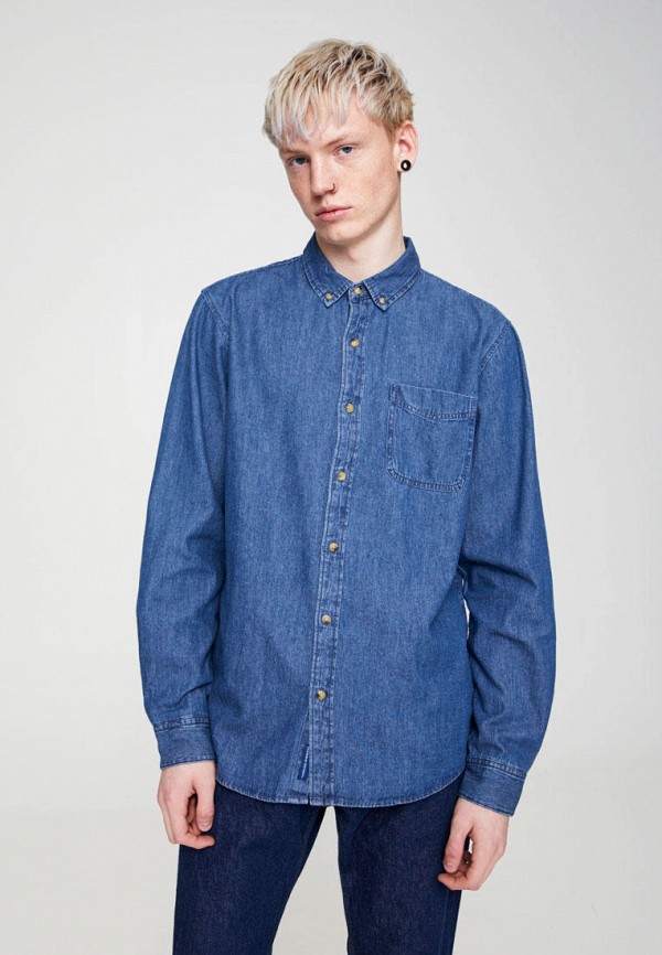 

Рубашка джинсовая Pull&Bear, Синий