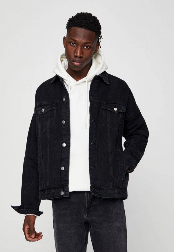 

Куртка джинсовая Pull&Bear, Черный, DISNEY