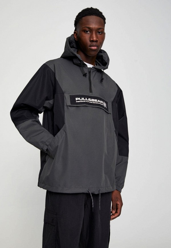 

Ветровка Pull&Bear, Серый