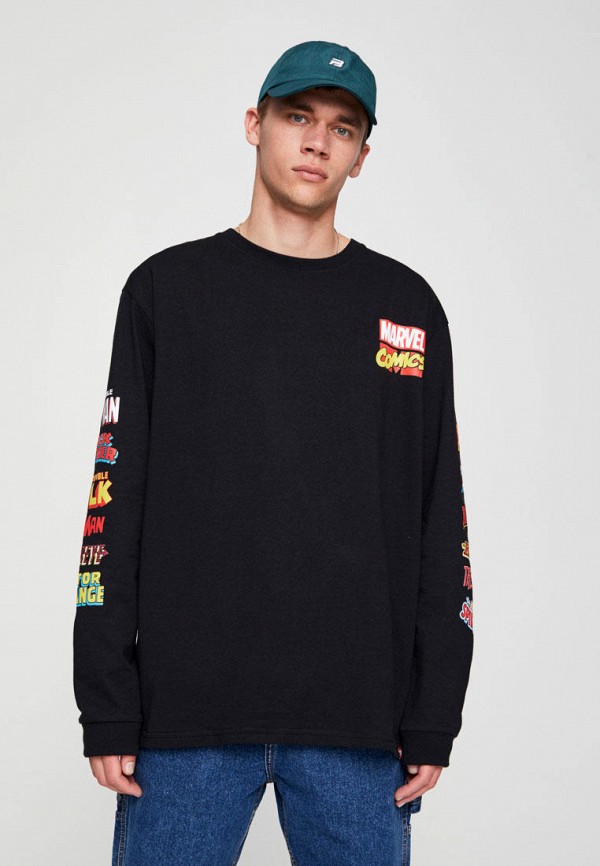 

Свитшот Pull&Bear, Черный, MARVEL