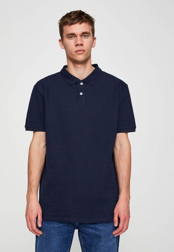 

Поло Pull&Bear, Синий