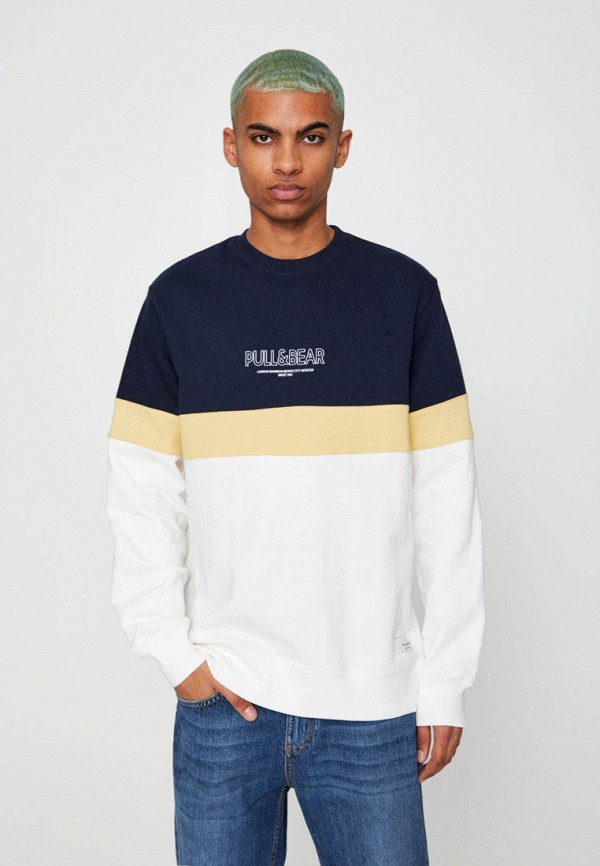 

Свитшот Pull&Bear, Белый, Join Life