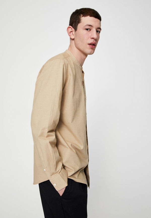 

Рубашка Pull&Bear, Бежевый, Join Life