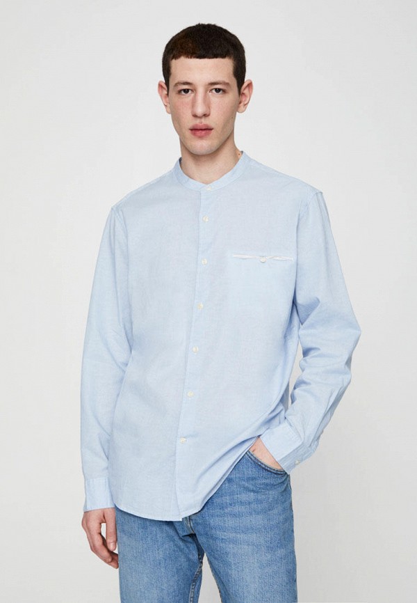 

Рубашка Pull&Bear, Голубой, Join Life