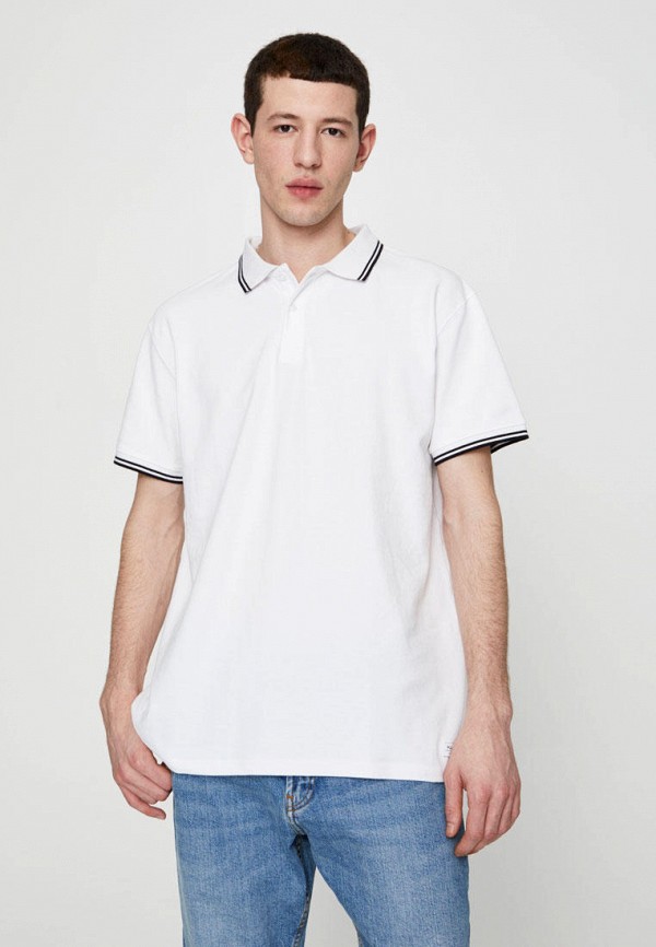 

Поло Pull&Bear, Белый