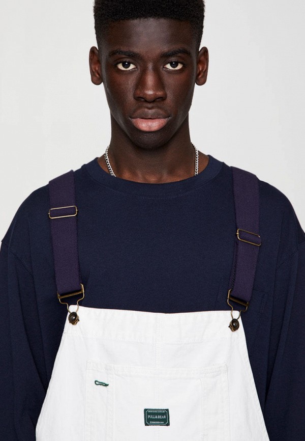 

Комбинезон джинсовый Pull&Bear, Белый