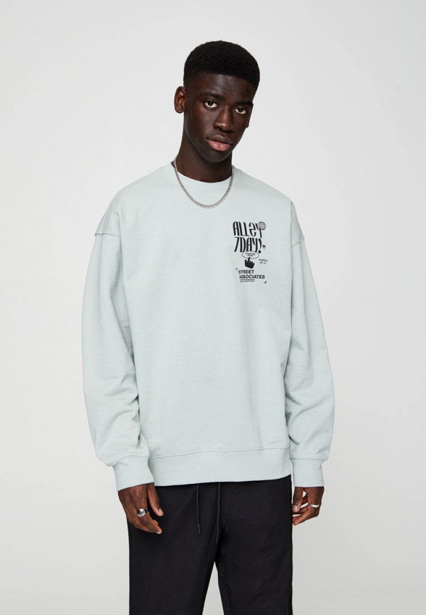 

Свитшот Pull&Bear, Бирюзовый