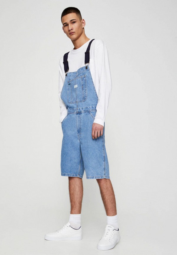 

Комбинезон джинсовый Pull&Bear, Синий