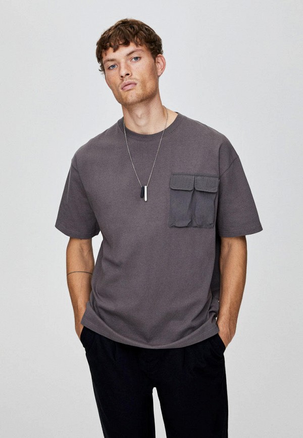 

Футболка Pull&Bear, Серый