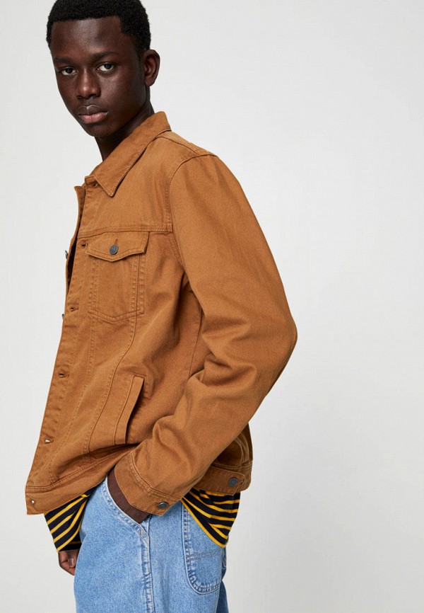 

Куртка джинсовая Pull&Bear, Коричневый