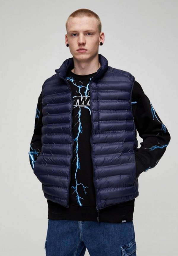 

Жилет утепленный Pull&Bear, Синий, Join Life