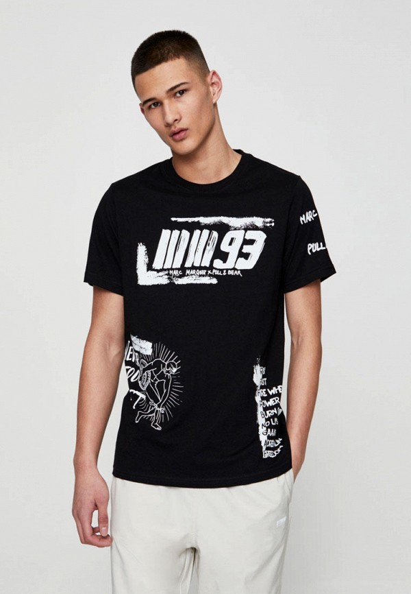 

Футболка Pull&Bear, Черный, MARC MARQUEZ