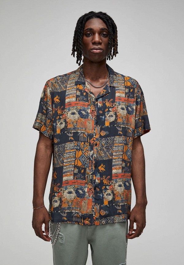 

Рубашка Pull&Bear, Серый