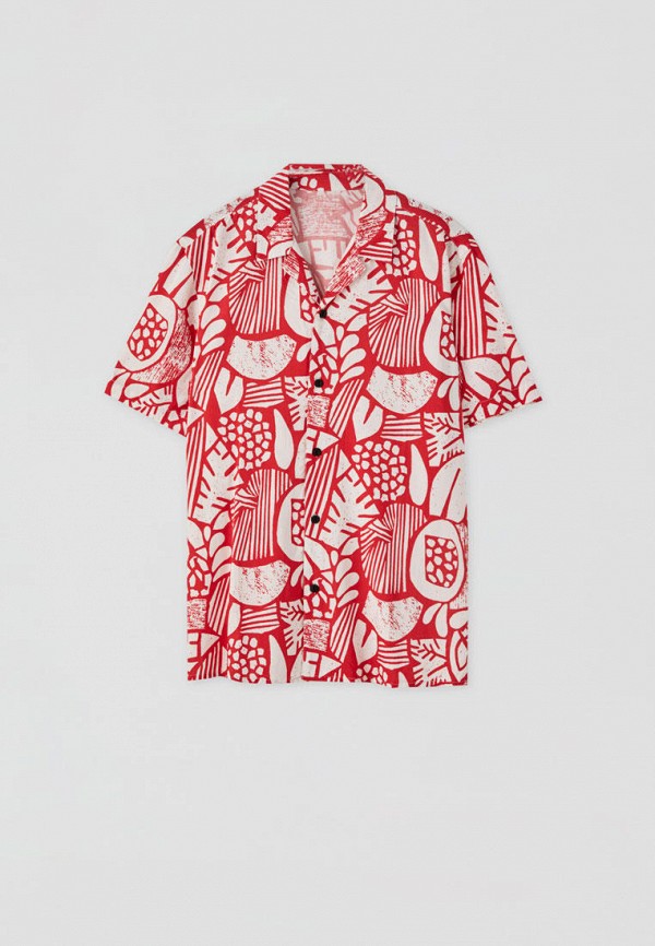 

Рубашка Pull&Bear, Красный, Join Life