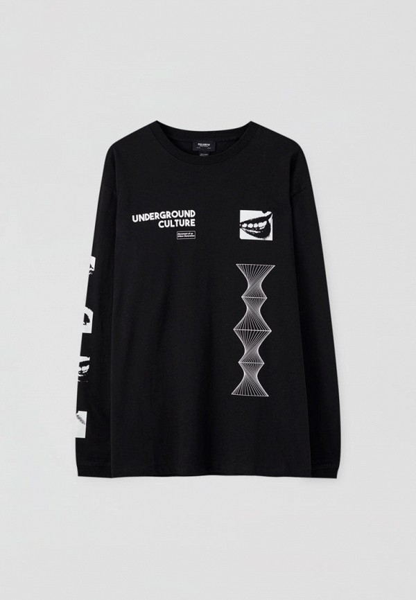 

Лонгслив Pull&Bear, Черный
