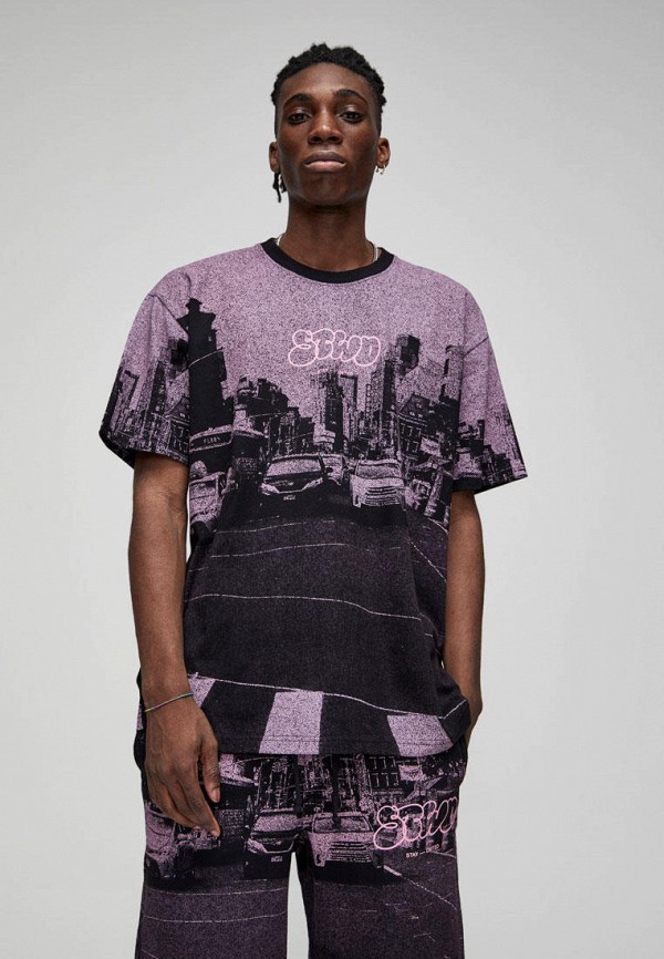 

Футболка Pull&Bear, Розовый