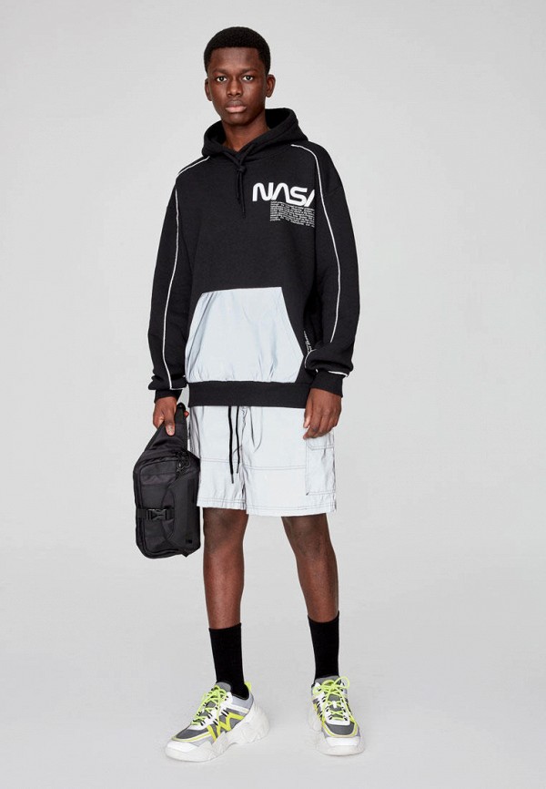 

Худи Pull&Bear, Черный, NASA