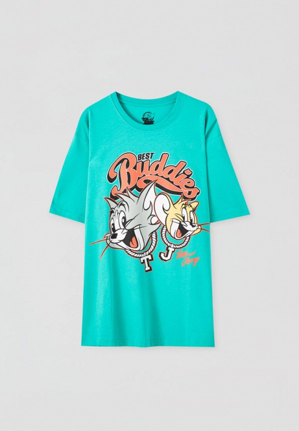 

Футболка Pull&Bear, Бирюзовый
