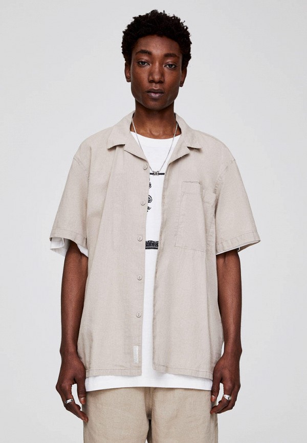 

Рубашка Pull&Bear, Бежевый