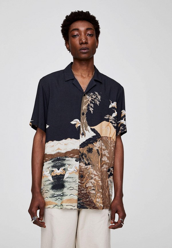

Рубашка Pull&Bear, Черный