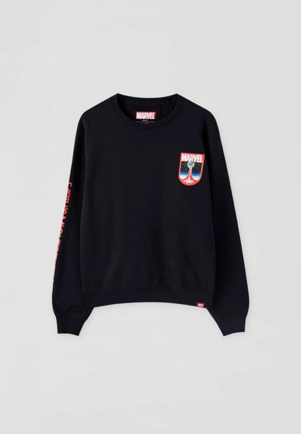 

Свитшот Pull&Bear, Черный, MARVEL