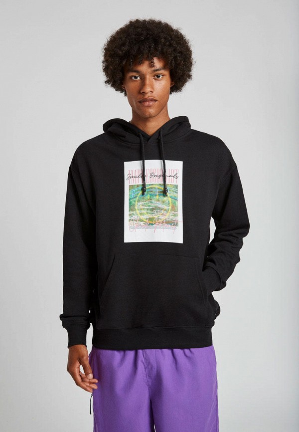 

Худи Pull&Bear, Черный, SMILEY