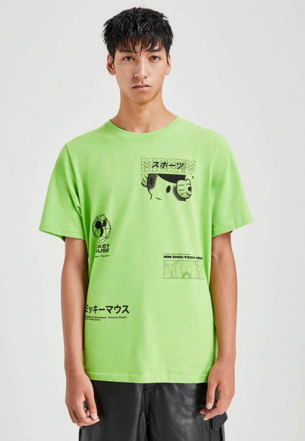 

Футболка Pull&Bear, Зеленый, DISNEY