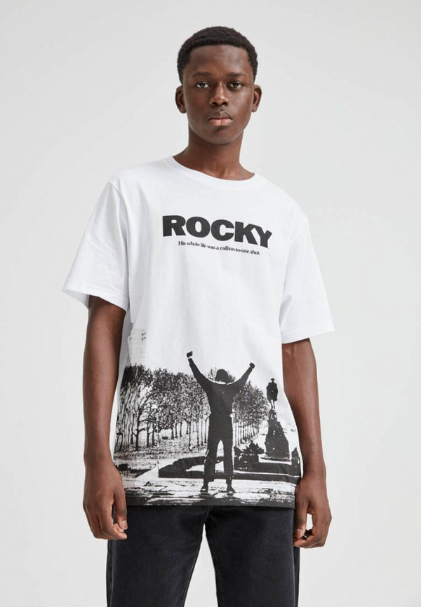 

Футболка Pull&Bear, Белый, ROCKY