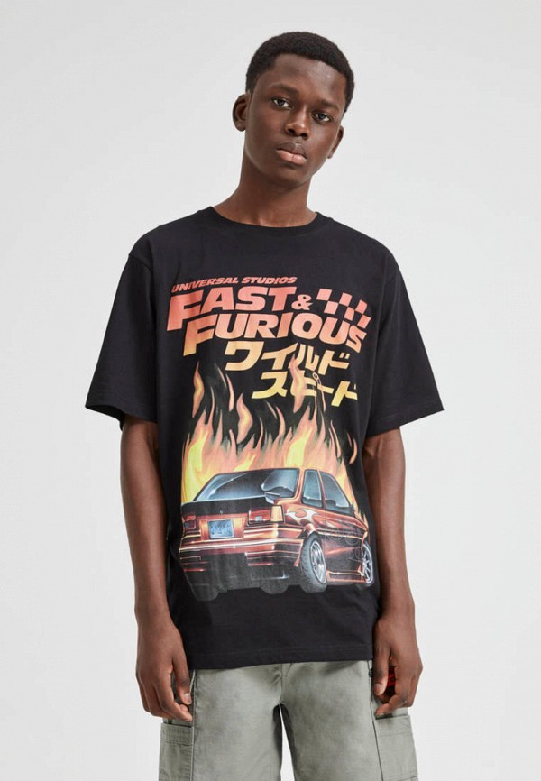 

Футболка Pull&Bear, Черный, UNIVERSAL STUDIOS