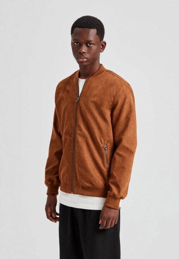 

Куртка кожаная Pull&Bear, Коричневый