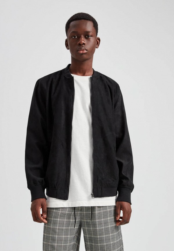 

Куртка кожаная Pull&Bear, Черный