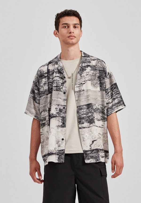 

Рубашка Pull&Bear, Серый