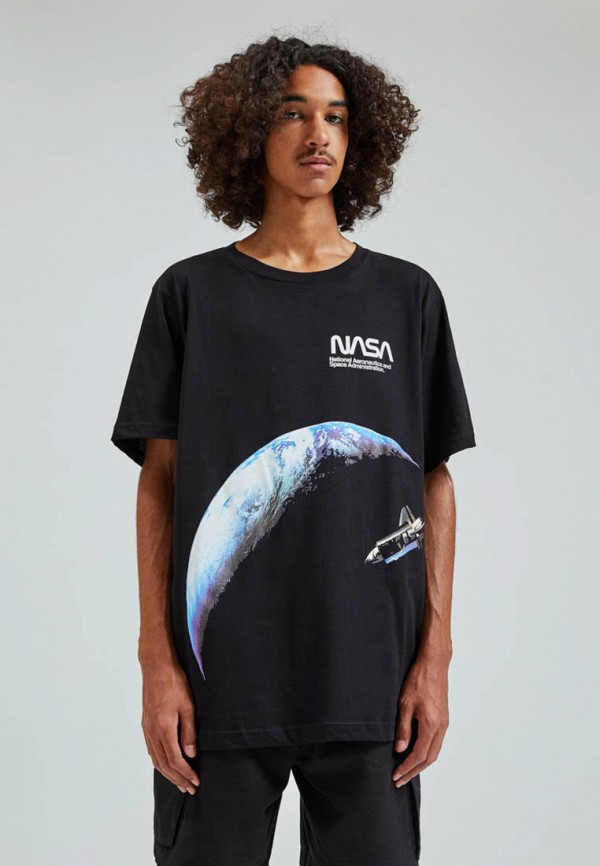 

Футболка Pull&Bear, Черный, NASA