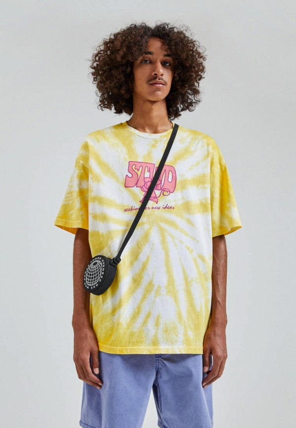 

Футболка Pull&Bear, Желтый, Join Life