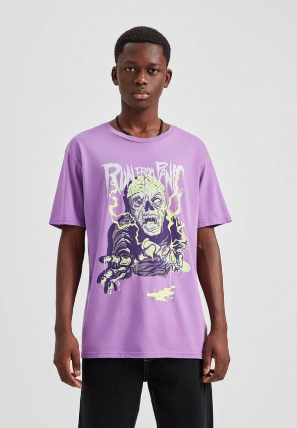 

Футболка Pull&Bear, Фиолетовый