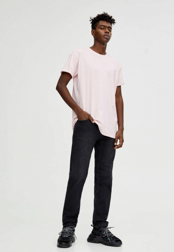 

Футболка Pull&Bear, Розовый, Join Life