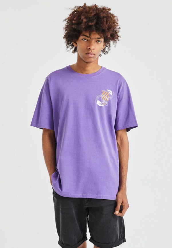 

Футболка Pull&Bear, Фиолетовый