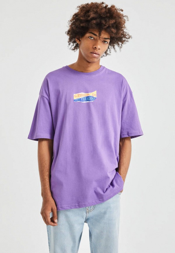 

Футболка Pull&Bear, Фиолетовый