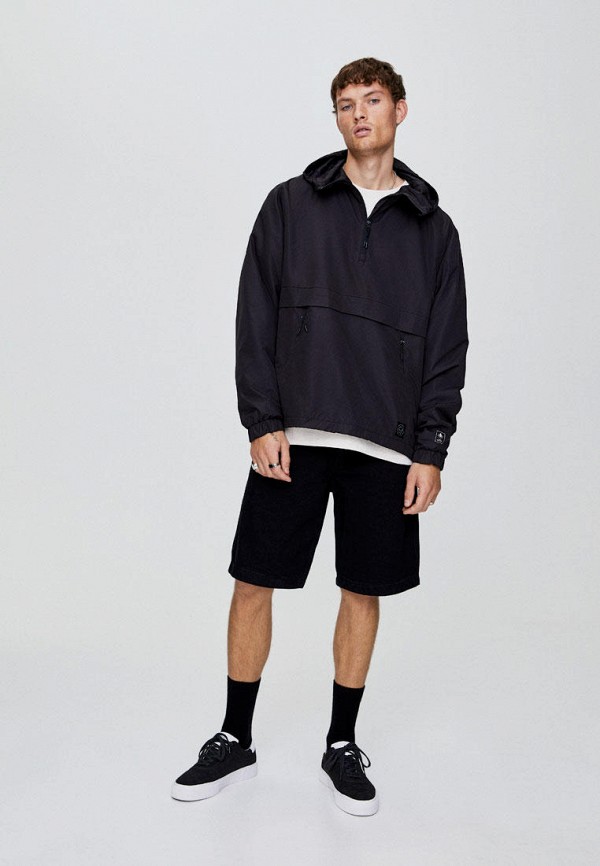 

Ветровка Pull&Bear, Черный