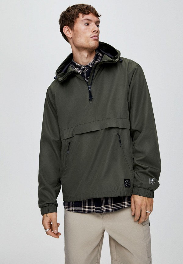 

Ветровка Pull&Bear, Хаки