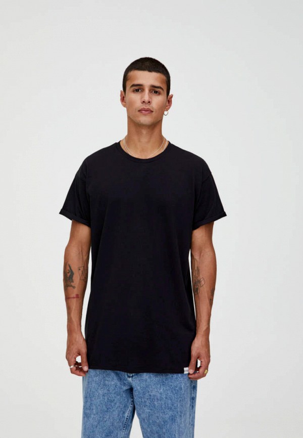 

Футболка Pull&Bear, Черный, Join Life