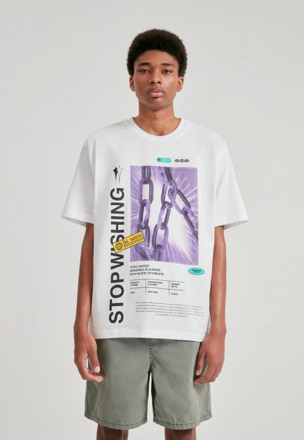 

Футболка Pull&Bear, Белый