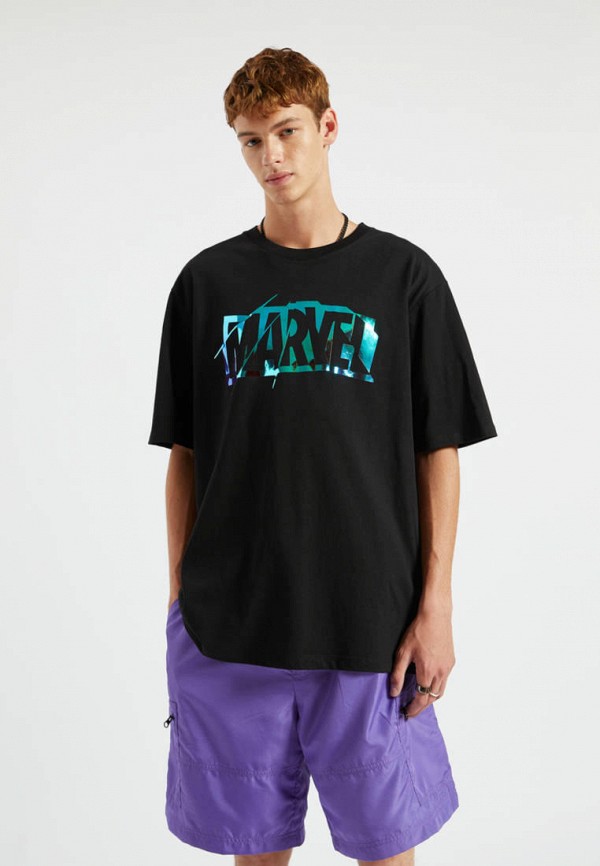 

Футболка Pull&Bear, Черный, MARVEL