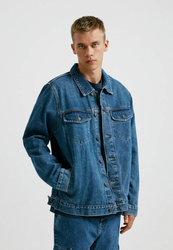 

Куртка джинсовая Pull&Bear, Синий, Join Life