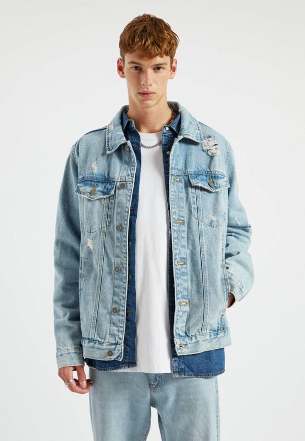 

Куртка джинсовая Pull&Bear, Голубой