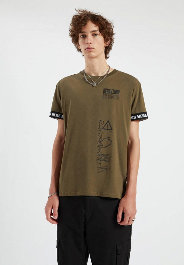 

Футболка Pull&Bear, Хаки
