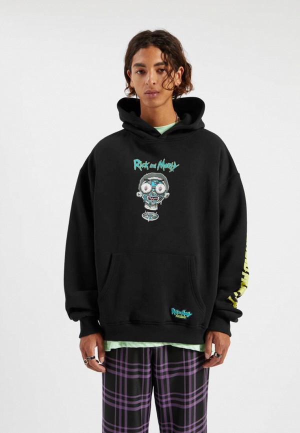 

Худи Pull&Bear, Черный, RICK & MORTY