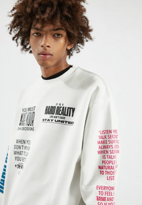 

Свитшот Pull&Bear, Белый