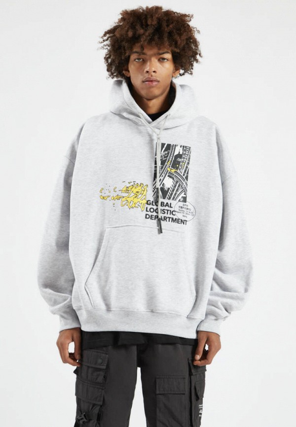

Худи Pull&Bear, Серый